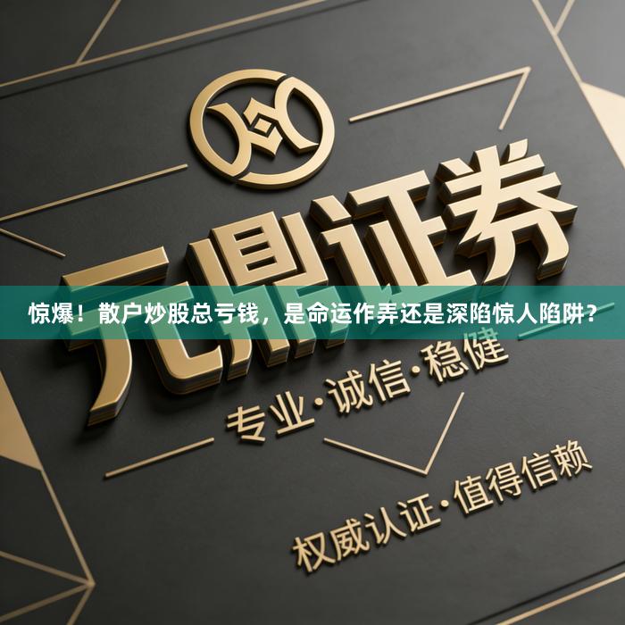 惊爆！散户炒股总亏钱，是命运作弄还是深陷惊人陷阱？