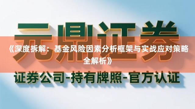 《深度拆解：基金风险因素分析框架与实战应对策略全解析》