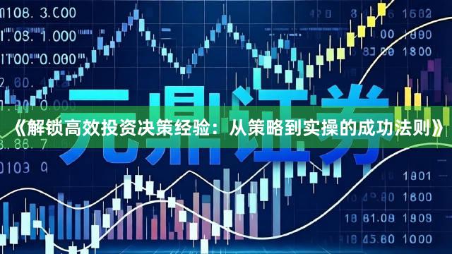 《解锁高效投资决策经验：从策略到实操的成功法则》