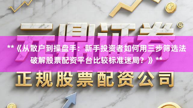 **《从散户到操盘手：新手投资者如何用三步筛选法破解股票配资平台比较标准迷局？》**